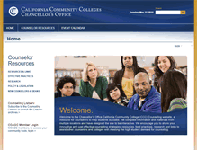 Tablet Screenshot of counselors.cccco.edu