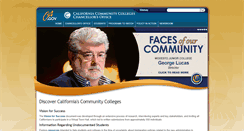 Desktop Screenshot of californiacommunitycolleges.cccco.edu