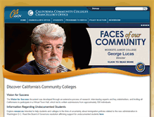 Tablet Screenshot of californiacommunitycolleges.cccco.edu