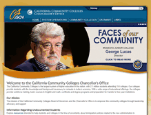 Tablet Screenshot of cccco.edu